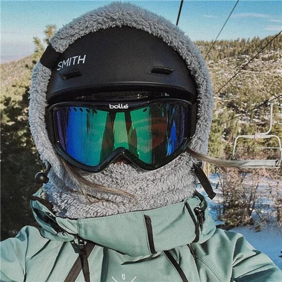 Face Mask Neck Warmer Scarf Helmet Hood Grey - Picture 4 of 5